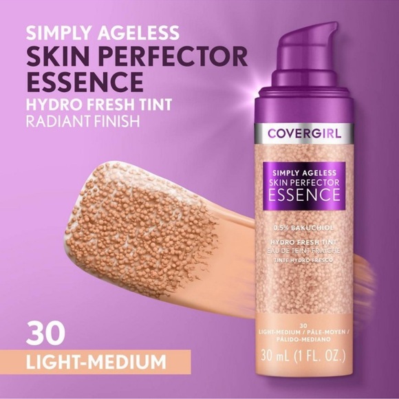 COVERGIRL Simply Ageless Foundations in Light and Light Medium - Picture 3 of 8